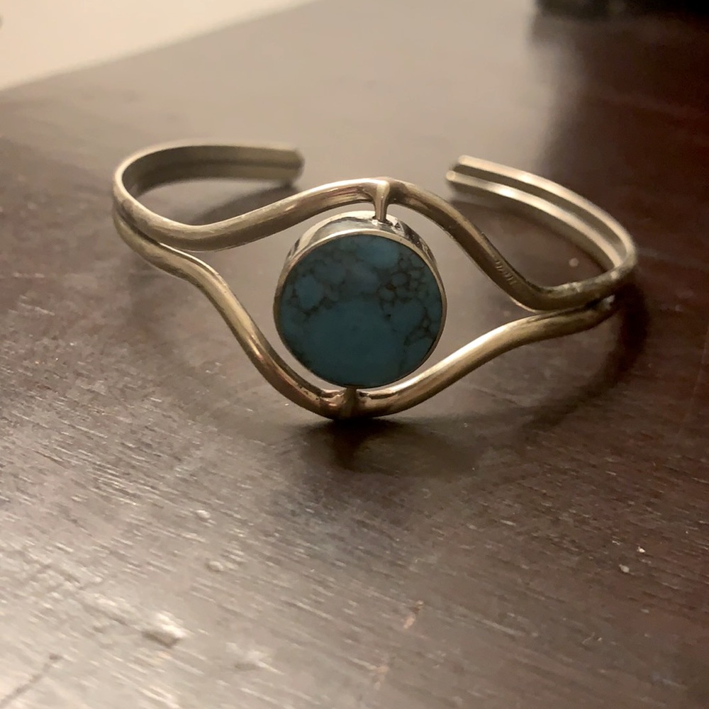 Turquoise & Silver Bracelet